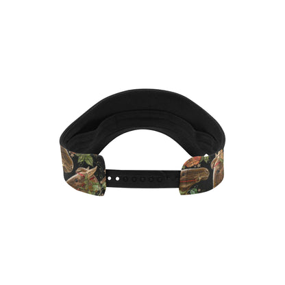 Horse Embroidery with Flower Design Unisex Sun Visor