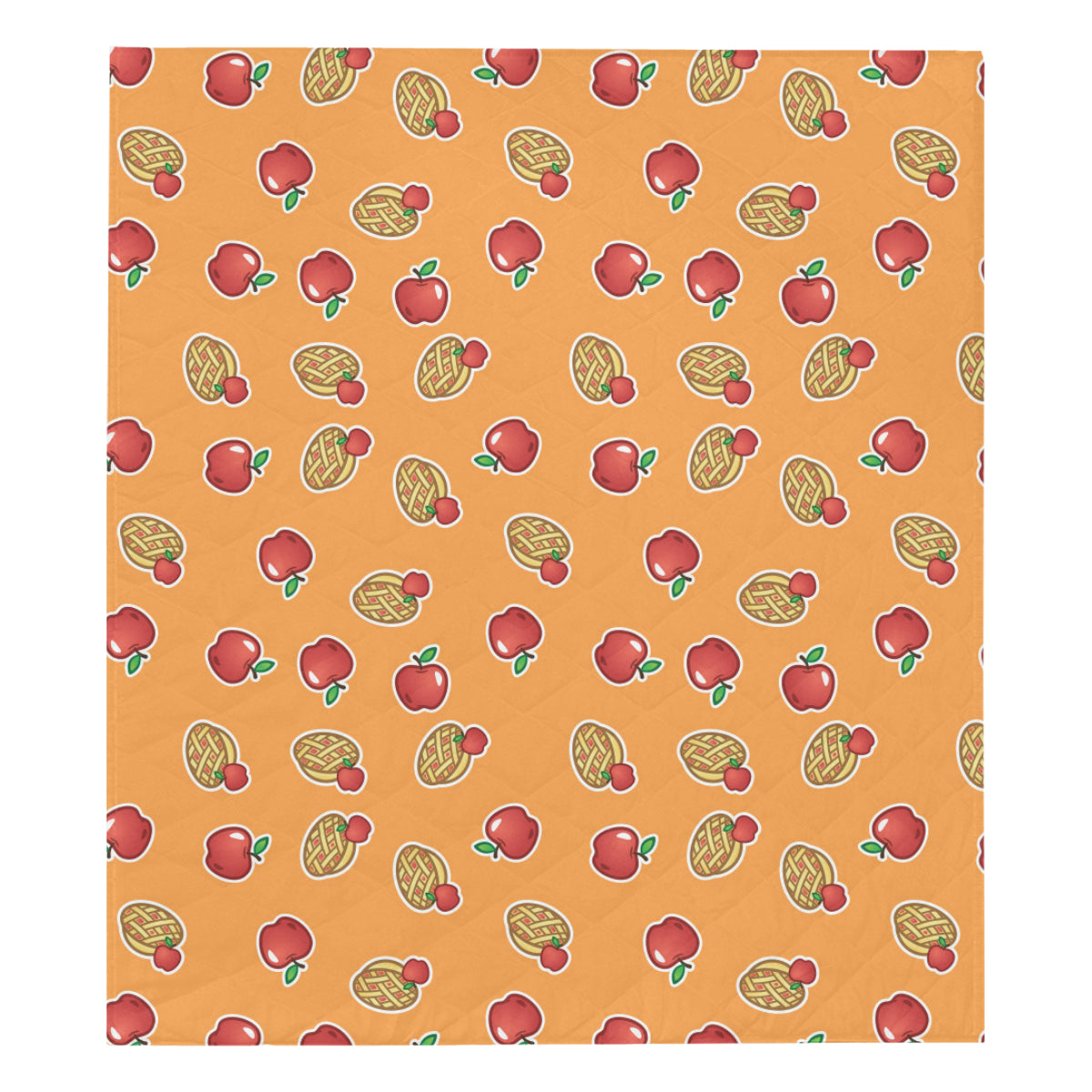 Apple Pie Pattern Print Design 02 Premium Quilt