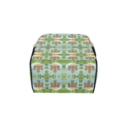Tiki Wood Island Diaper Bag Backpack