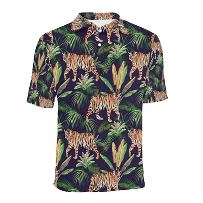 Tiger Jungle Men Polo Shirt