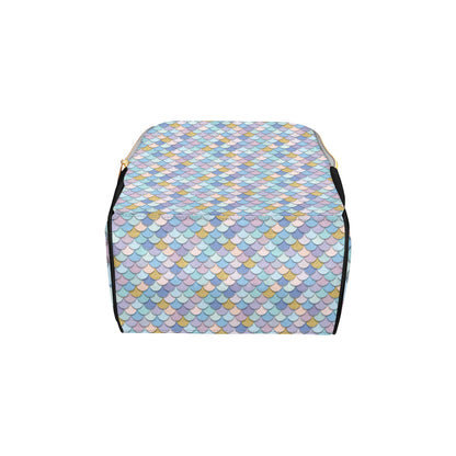Mermaid Scales Pattern Print Design 05 Diaper Bag Backpack