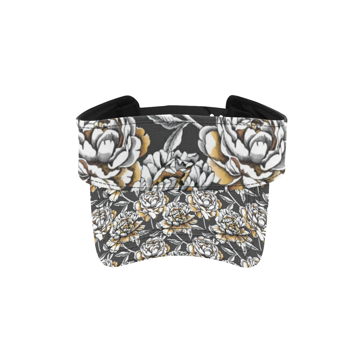 Peony Pattern Print Design PE06 Unisex Sun Visor