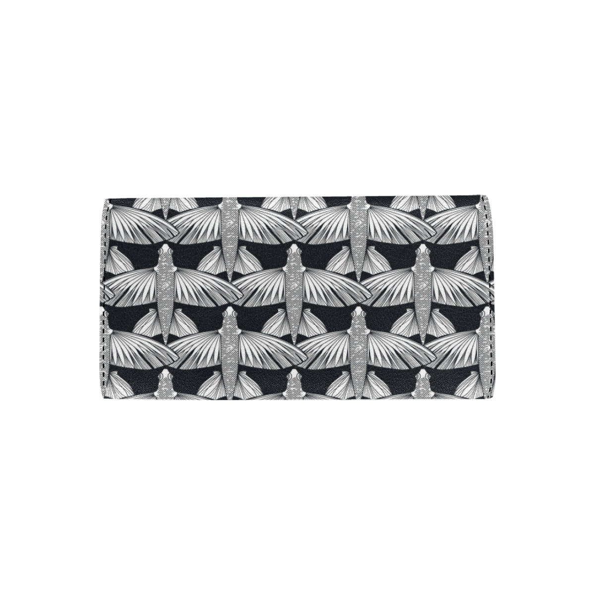 Flying Fish Pattern Print Design 03 Women's Trifold Wallet