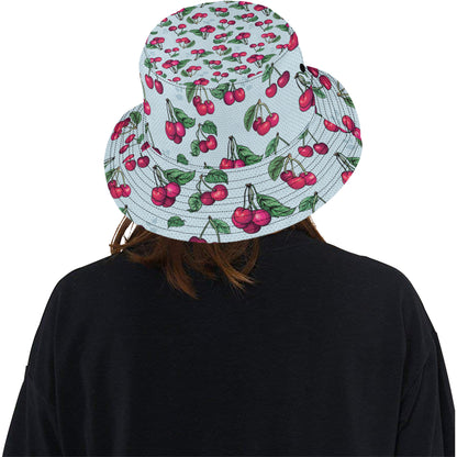 Cherry Pattern Print Design CH01 Unisex Bucket Hat