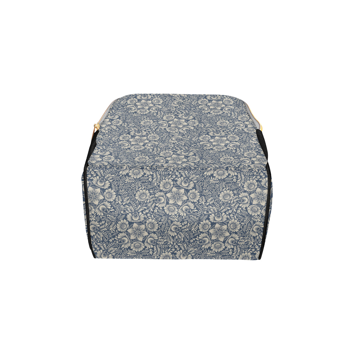 Elegant Floral Print Pattern Diaper Bag Backpack
