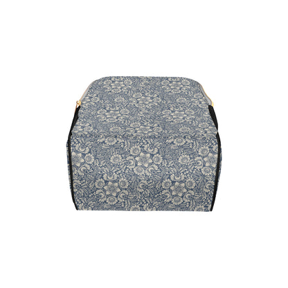 Elegant Floral Print Pattern Diaper Bag Backpack