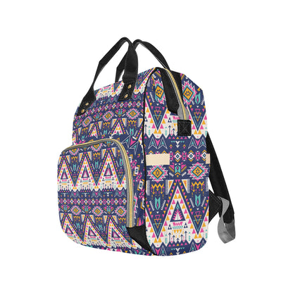 Pink Tribal Aztec native american Diaper Bag Backpack