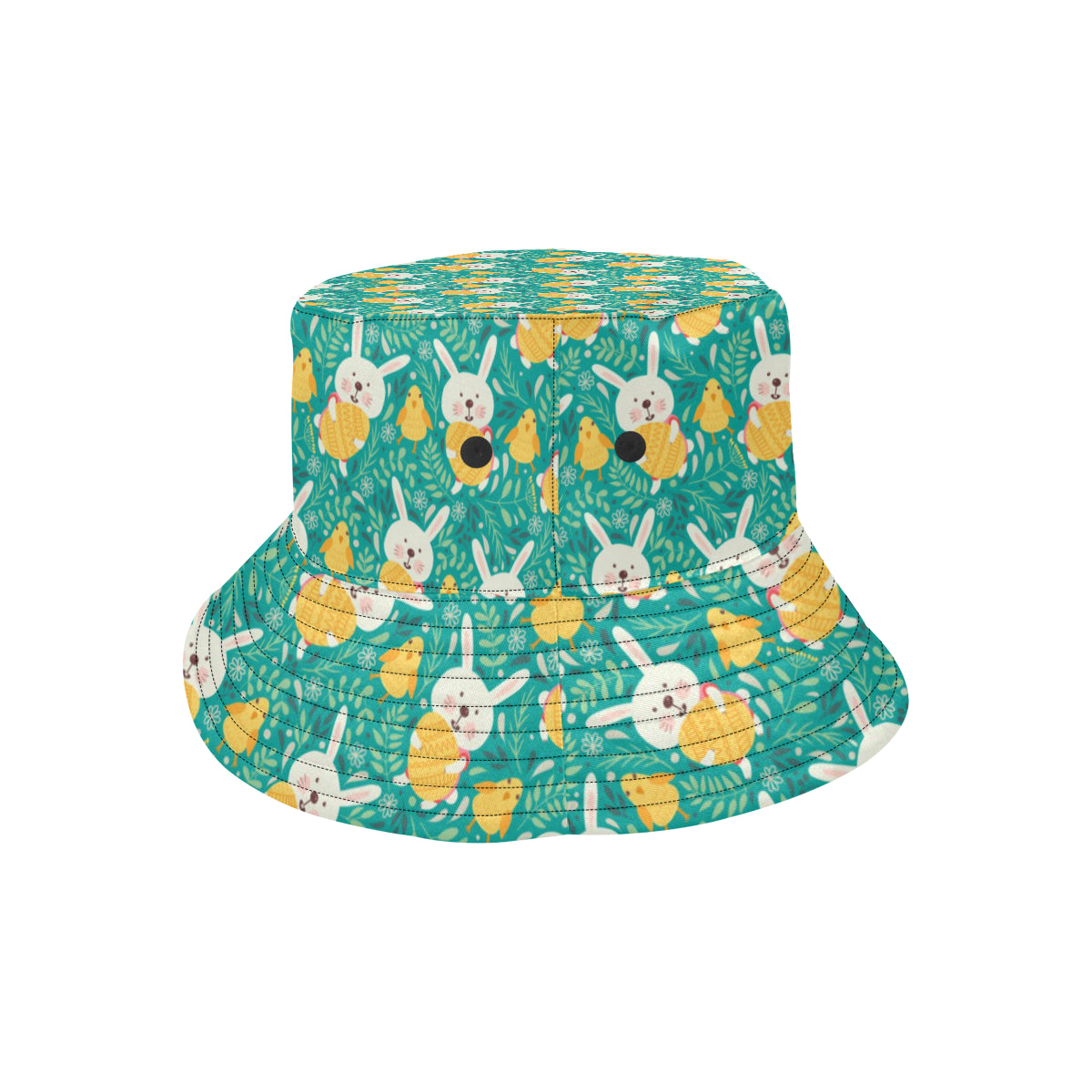 Easter Eggs Pattern Print Design RB02 Unisex Bucket Hat