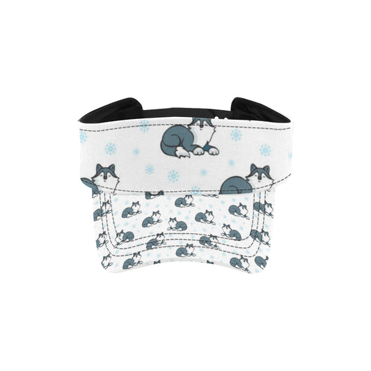 Alaskan Malamute Pattern Print Design 03 Unisex Sun Visor
