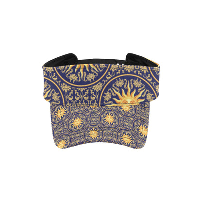 Celestial Gold Sun Face Unisex Sun Visor