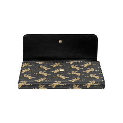 Cupid Pattern Print Design 02 Women's Trifold Wallet