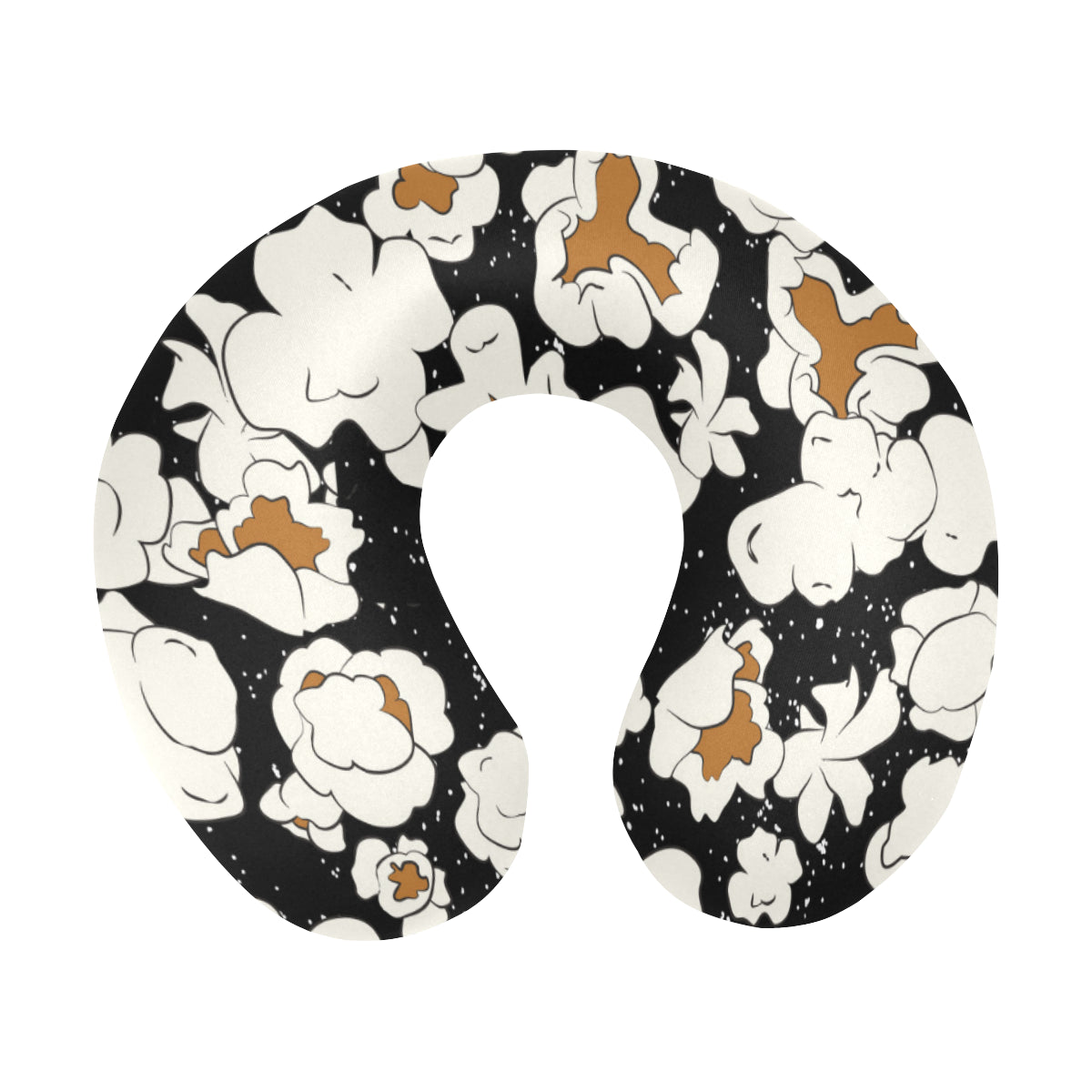 Popcorn Pattern Print Design A02 U-Shaped Travel Neck Pillow