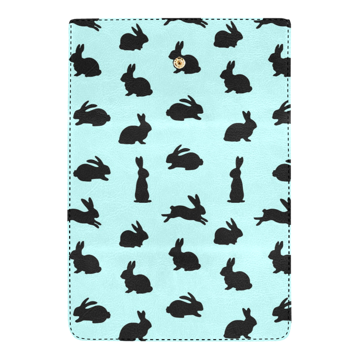 Rabbit Pattern Print Design RB010 Women's Trifold Wallet