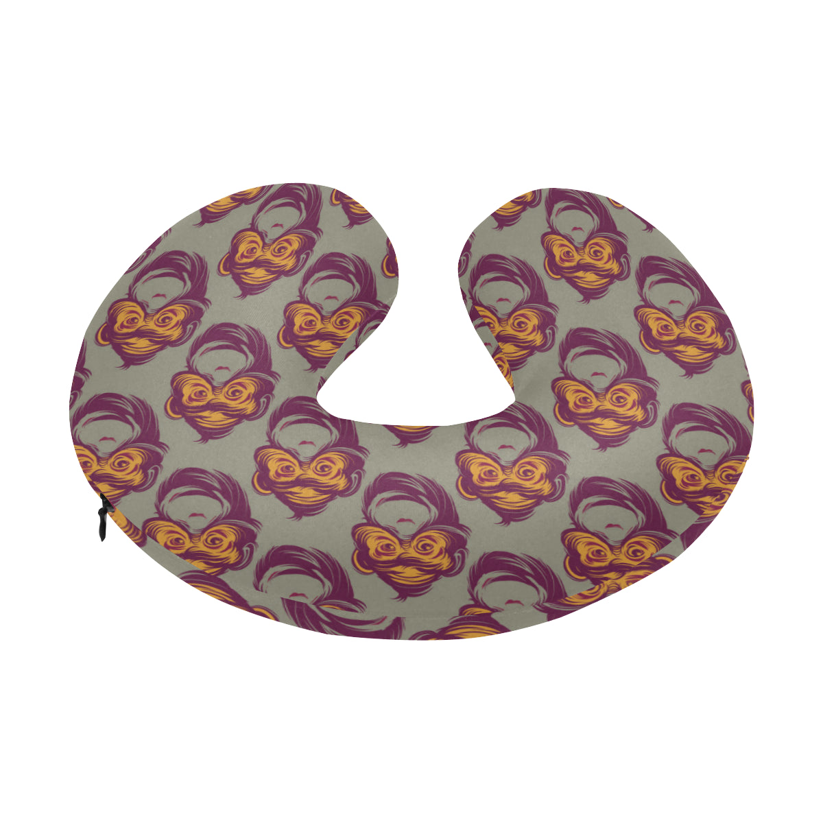 Chimpanzee Pattern Print Design 02 U-Shaped Travel Neck Pillow