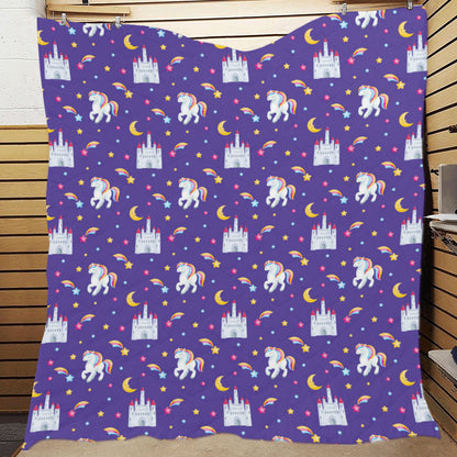 Unicorn Casttle Premium Quilt