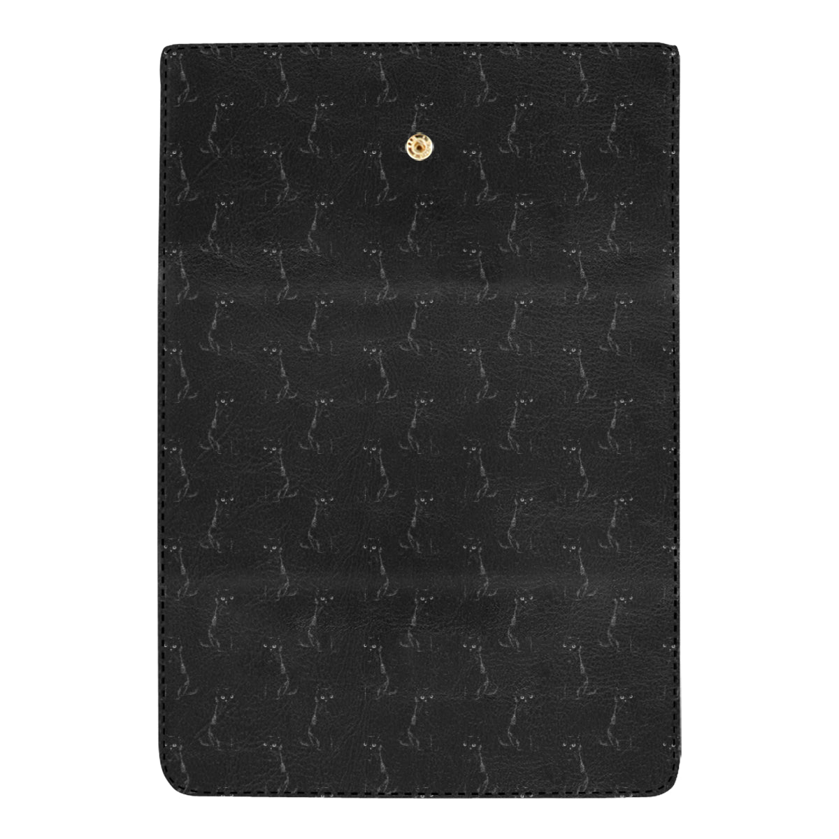 Black Cat Pattern Print Design 03 Women's Trifold Wallet