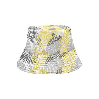 Palm Leaves Pattern Print Design PL012 Unisex Bucket Hat