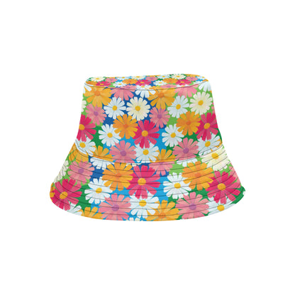 Daisy Pattern Print Design DS05 Unisex Bucket Hat
