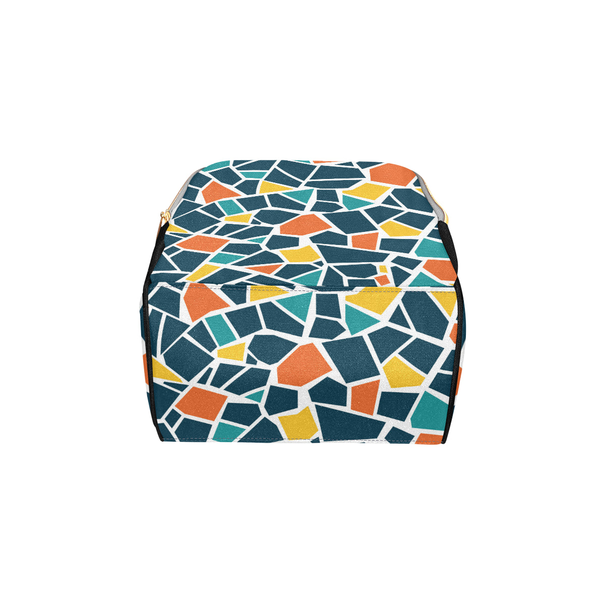 Mosaic Pattern Print Design 02 Diaper Bag Backpack