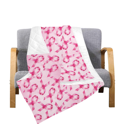 Breast cancer Pattern Print Design 04 Premium Quilt