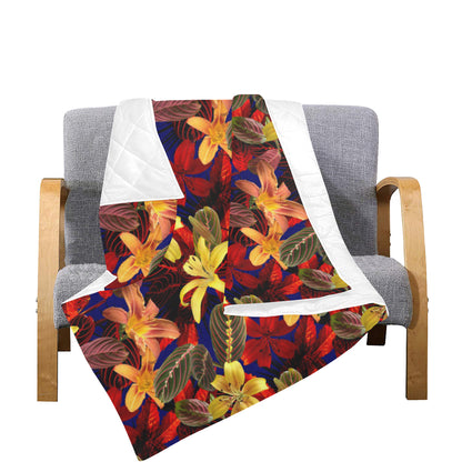 Lily Pattern Print Design LY014 Premium Quilt