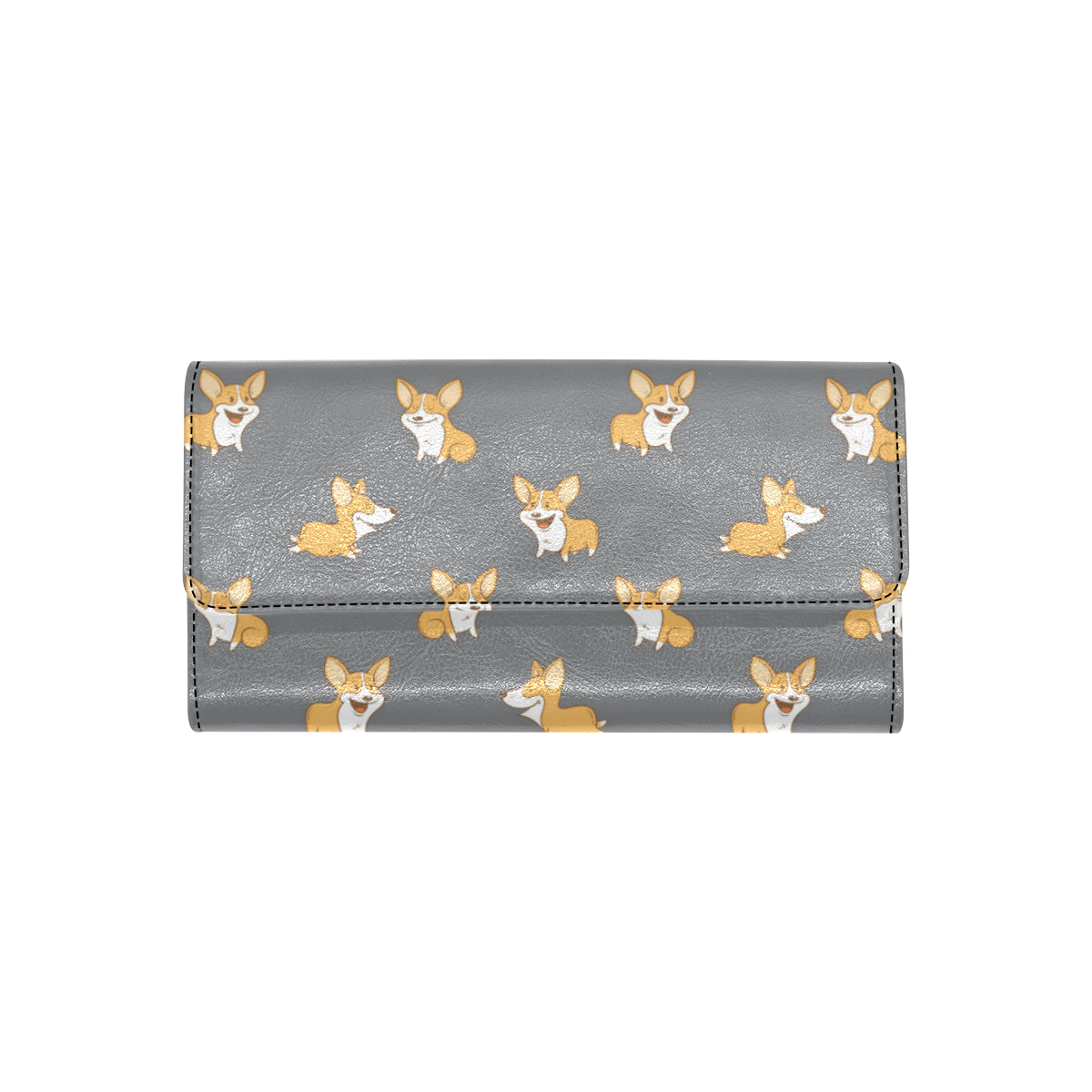 Pembroke Welsh Corgis Pattern Print Design A02 Women's Trifold Wallet