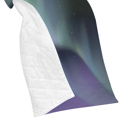 Aurora Borealis Pattern Print Design 01 Premium Quilt