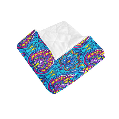 lotus Boho Pattern Print Design LO010 Premium Quilt