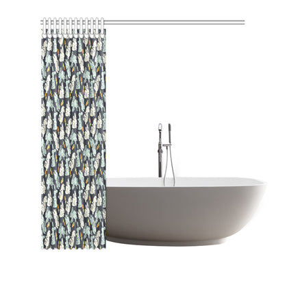 Bunny Pattern Print Design 04 Shower Curtain