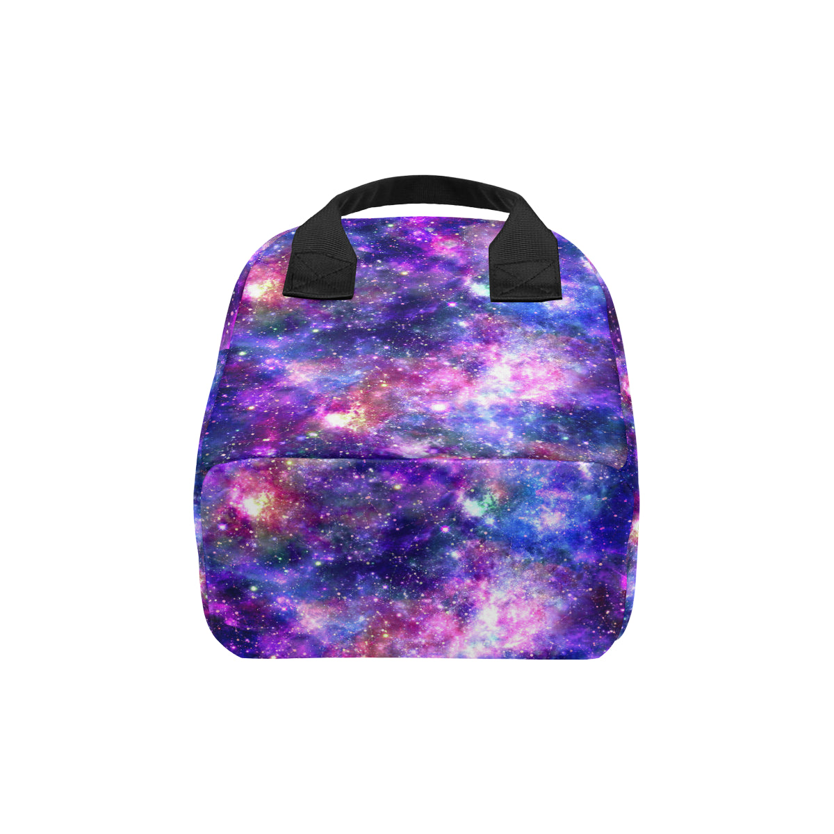 Galaxy Night Stardust Space Print Insulated Lunch Bag