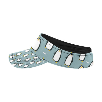 Penguin Pattern Print Design A02 Unisex Sun Visor