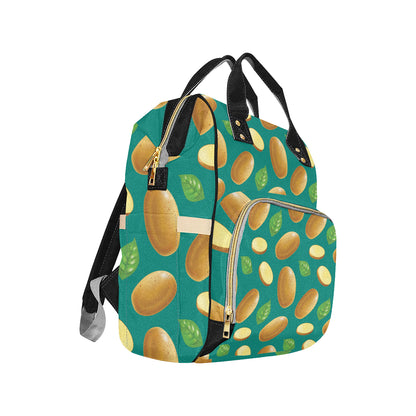 Potato Pattern Print Design A04 Diaper Bag Backpack