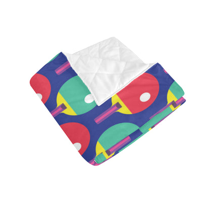 Ping Pong Pattern Print Design A03 Premium Quilt