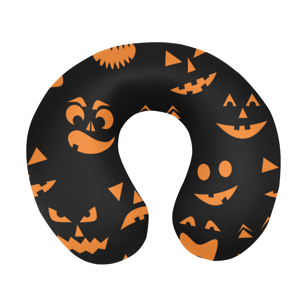 Halloween Pattern Print Design 02 U-Shaped Travel Neck Pillow