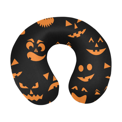 Halloween Pattern Print Design 02 U-Shaped Travel Neck Pillow