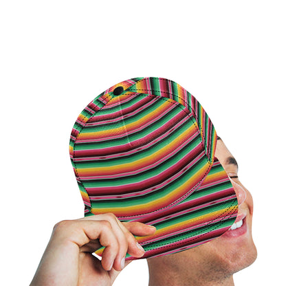 Mexican Blanket Classic Print Pattern Snapback Cap