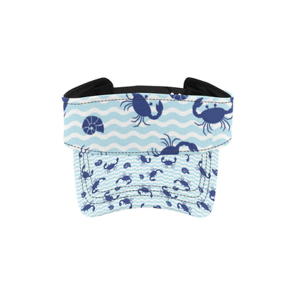 Crab Pattern Print Design 04 Unisex Sun Visor
