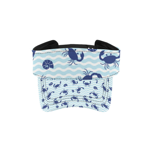 Crab Pattern Print Design 04 Unisex Sun Visor