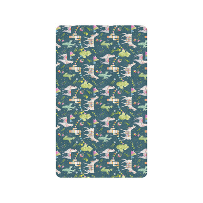 Llama with Cactus Design Print Rubber Doormat
