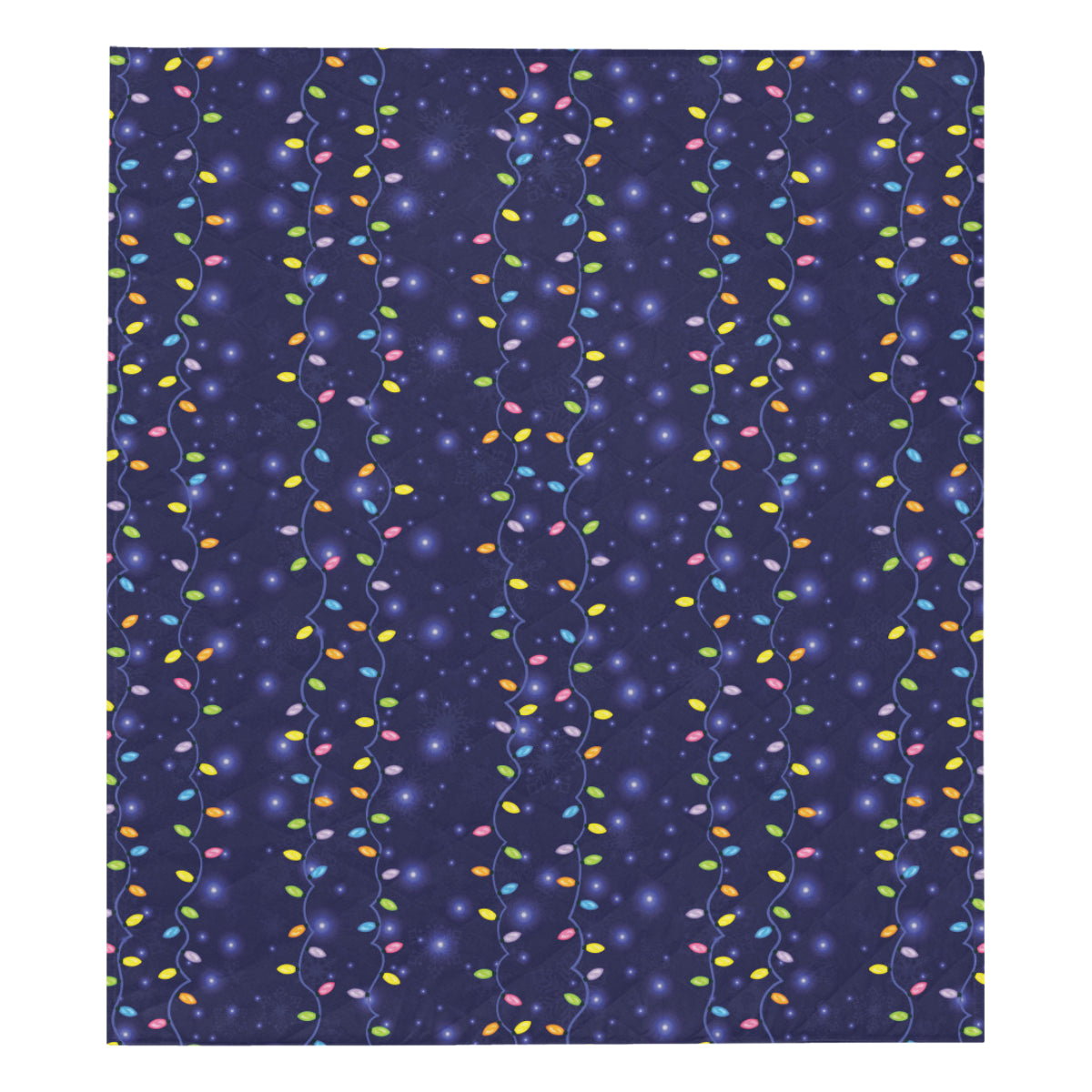 Christmas Light Pattern Print Design 03 Premium Quilt