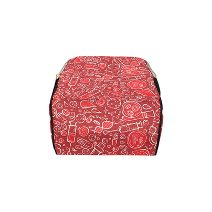 Phlebotomist Pattern Print Design A02 Diaper Bag Backpack