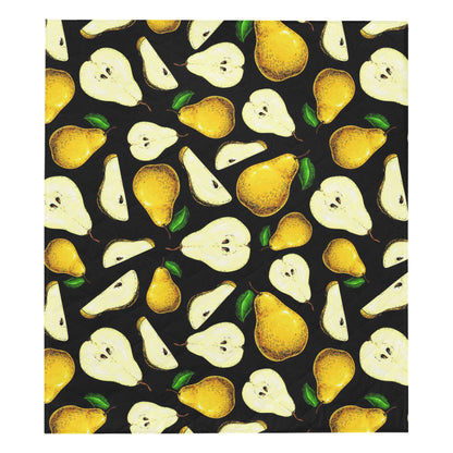 Pear Pattern Print Design PE01 Premium Quilt