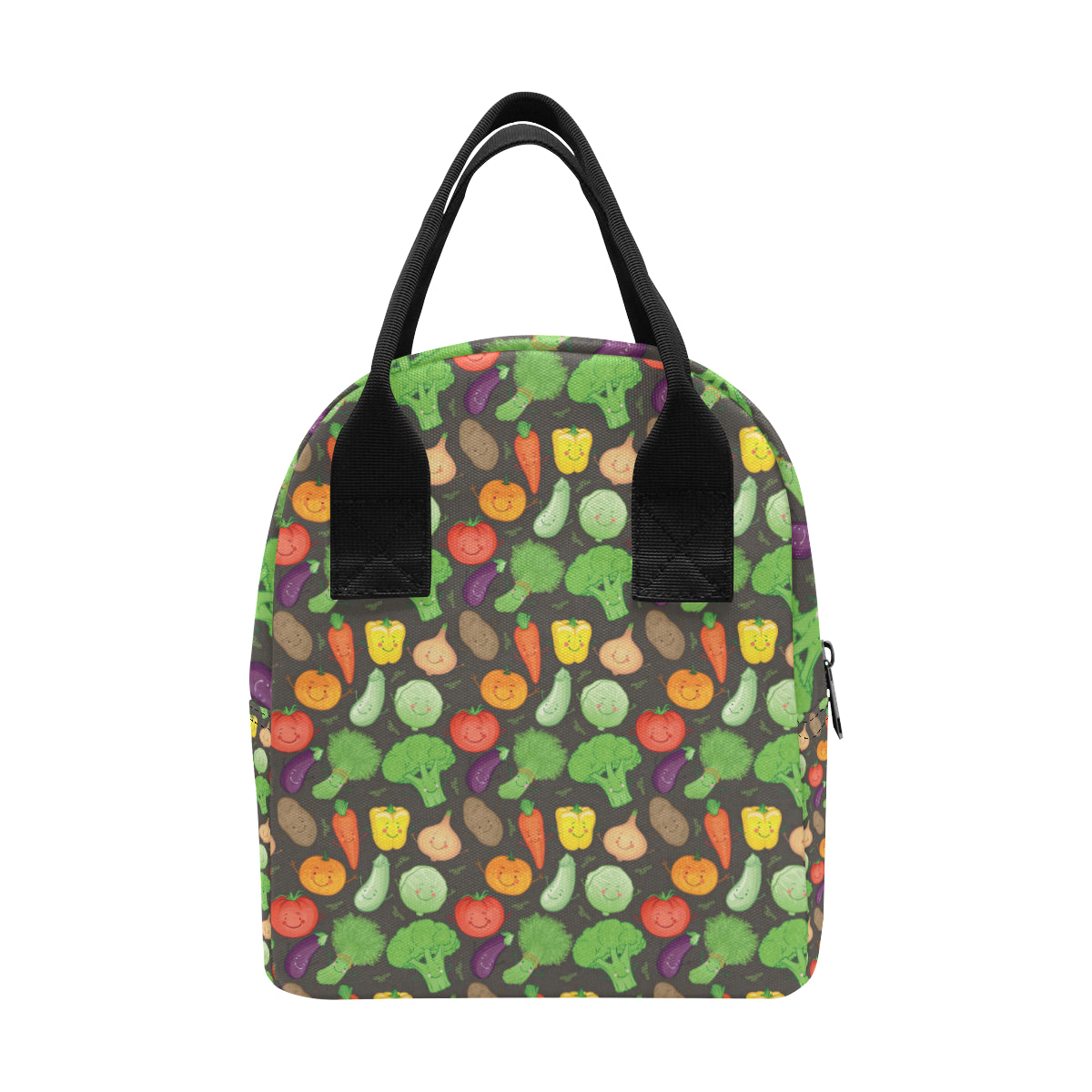 Vegan Funny Themed Design Print Insulated Lunch Bag