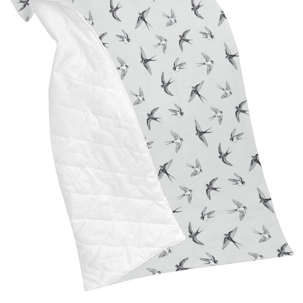 Swallow Bird Pattern Print Design 04 Premium Quilt