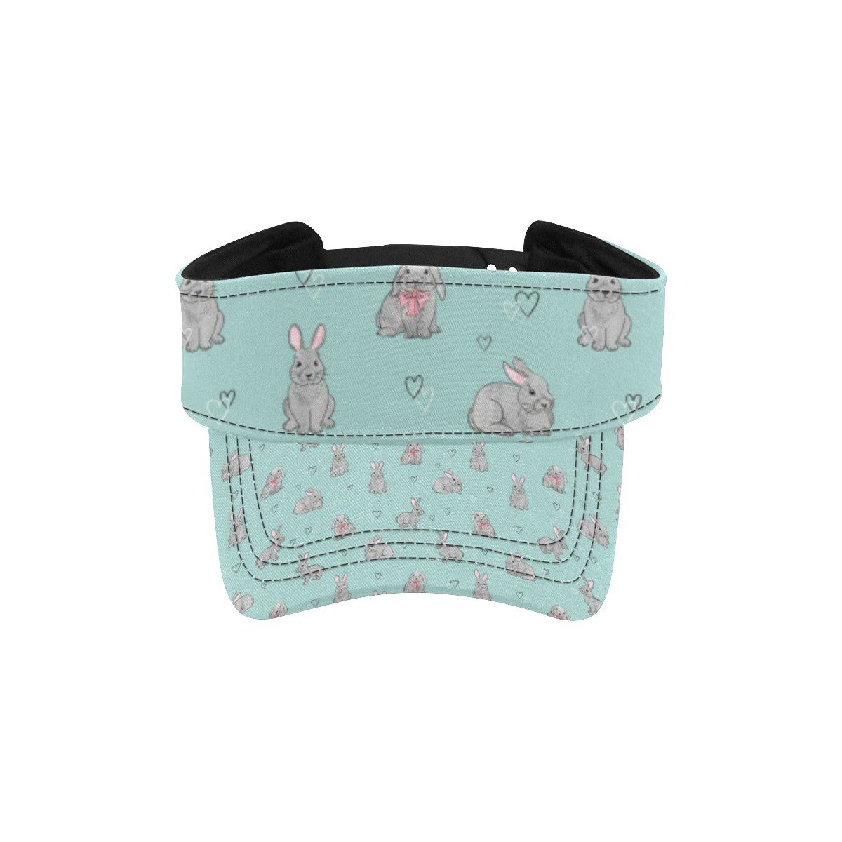 Bunny Pattern Print Design 02 Unisex Sun Visor