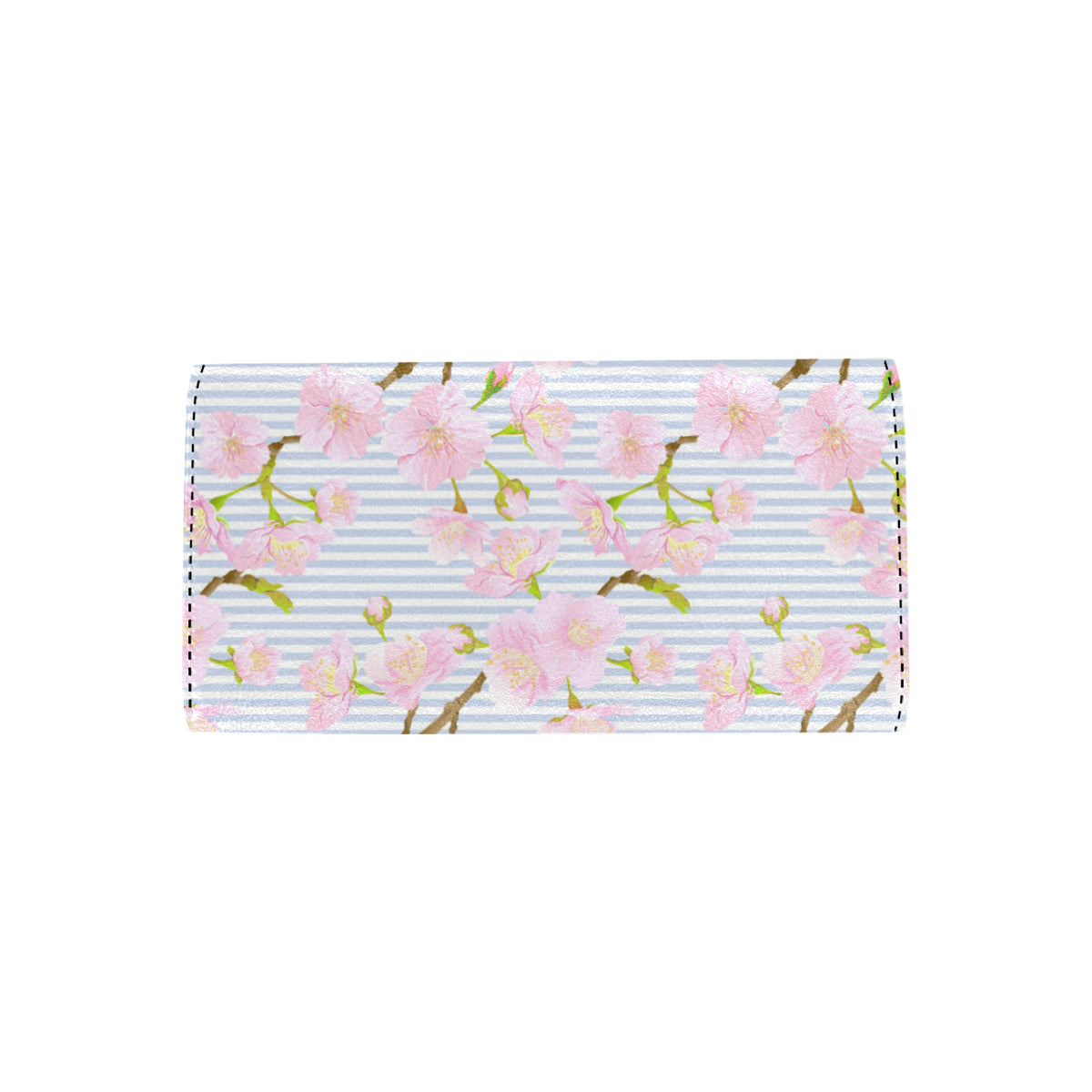 Pink Cherry Blossom Sakura Women's Trifold Wallet