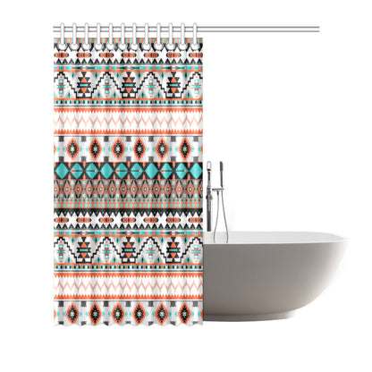 Tribal Aztec Indians pattern Shower Curtain