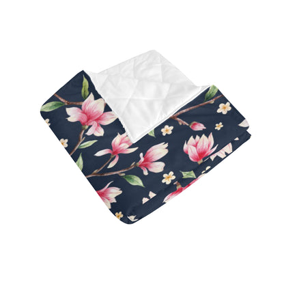 Magnolia Pattern Print Design MAG09 Premium Quilt