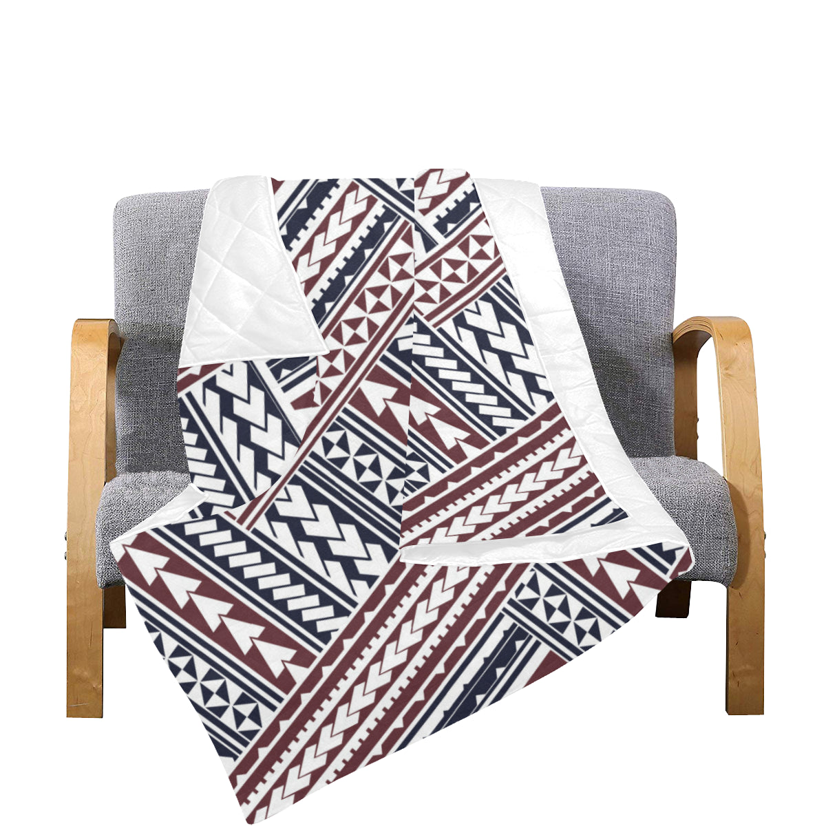 Polynesian Tribal line Premium Quilt