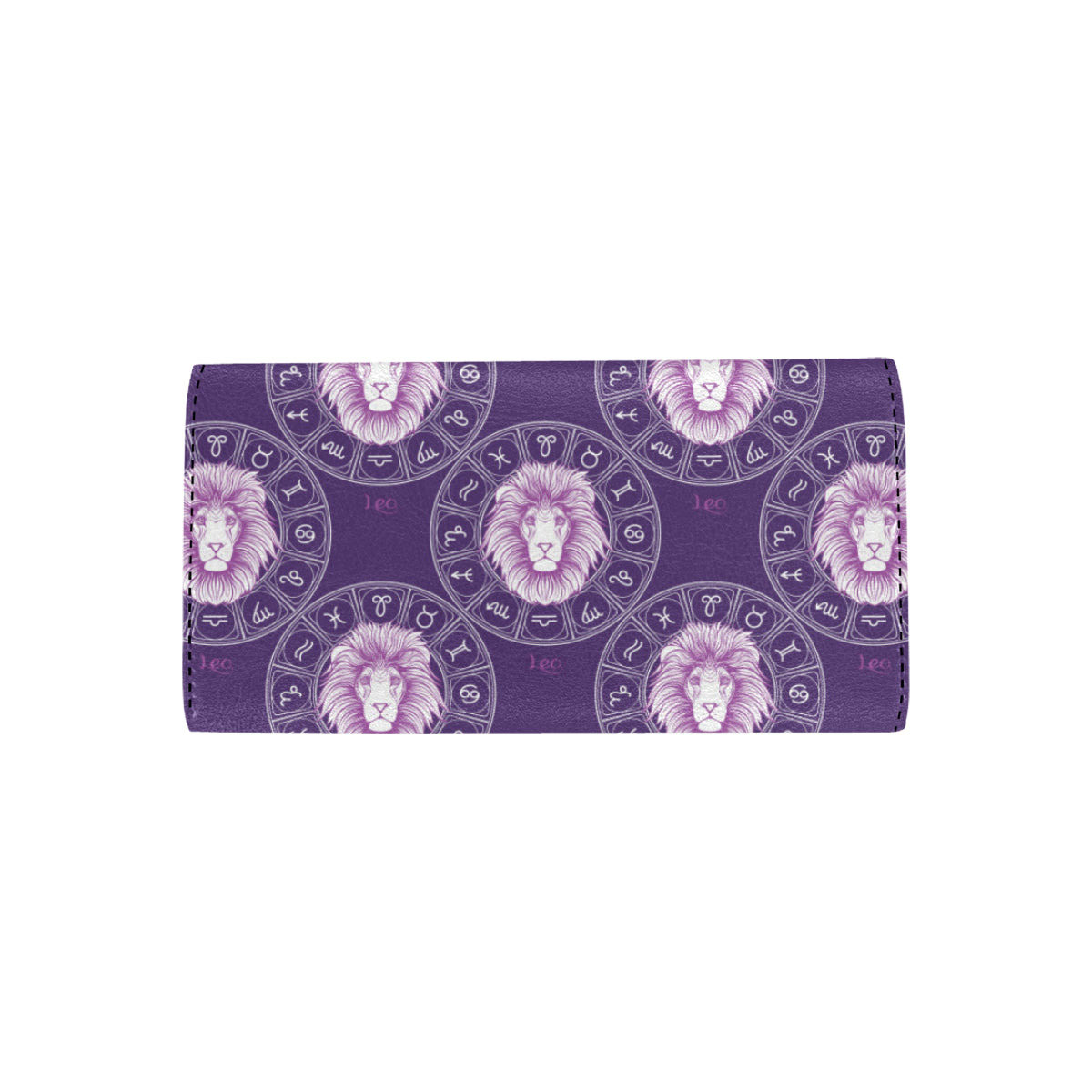 Leo Pattern Print Design 04 Women's Trifold Wallet